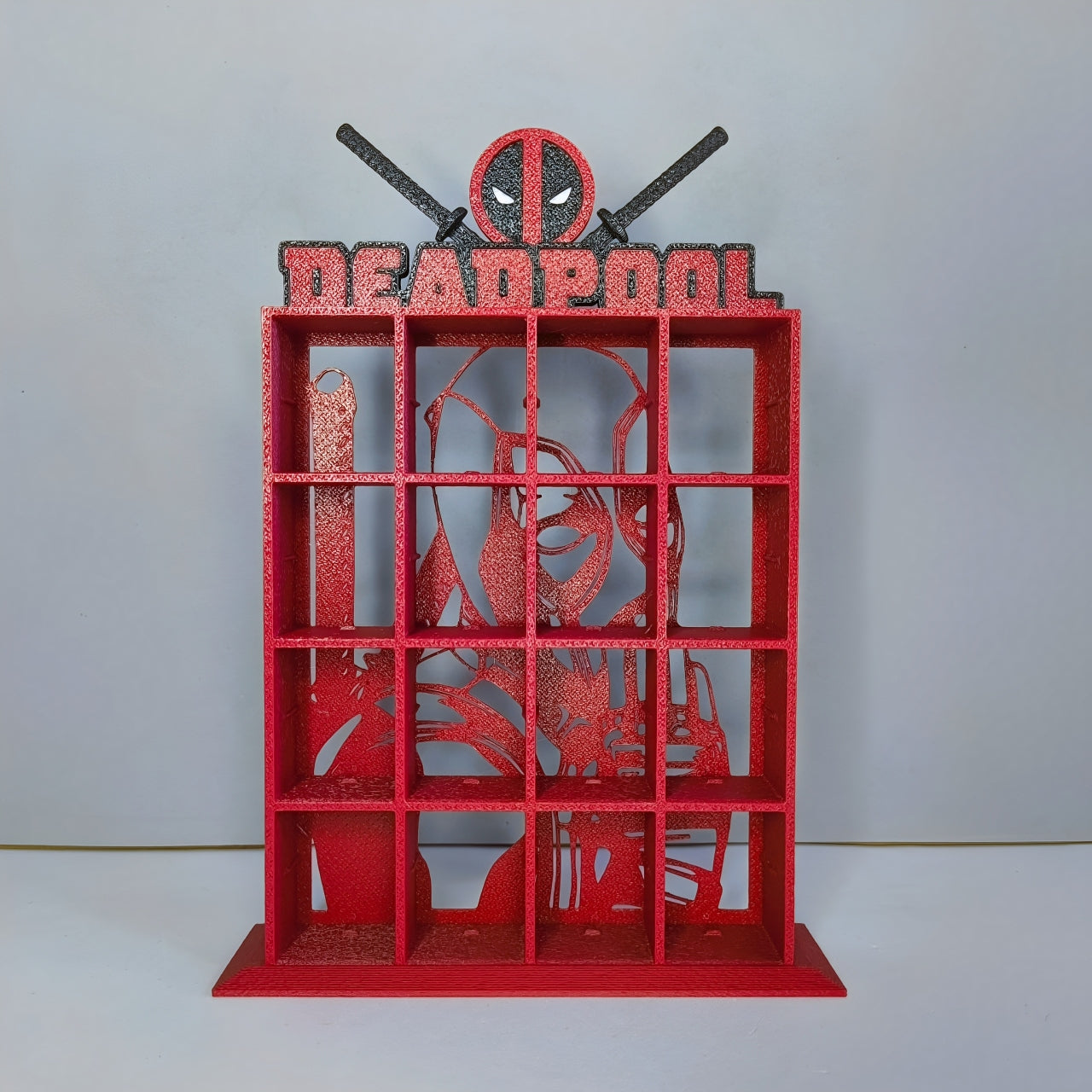 Deadpool display for Bitty Pop