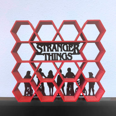Expositor Stranger Things para figuras mini Funko de Kinder Joy