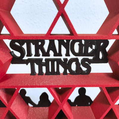 Expositor Stranger Things para figuras mini Funko de Kinder Joy