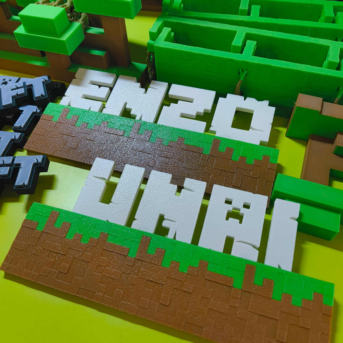 Cartel Minecraft con nombre Personalizado – Decoración Gamer Única