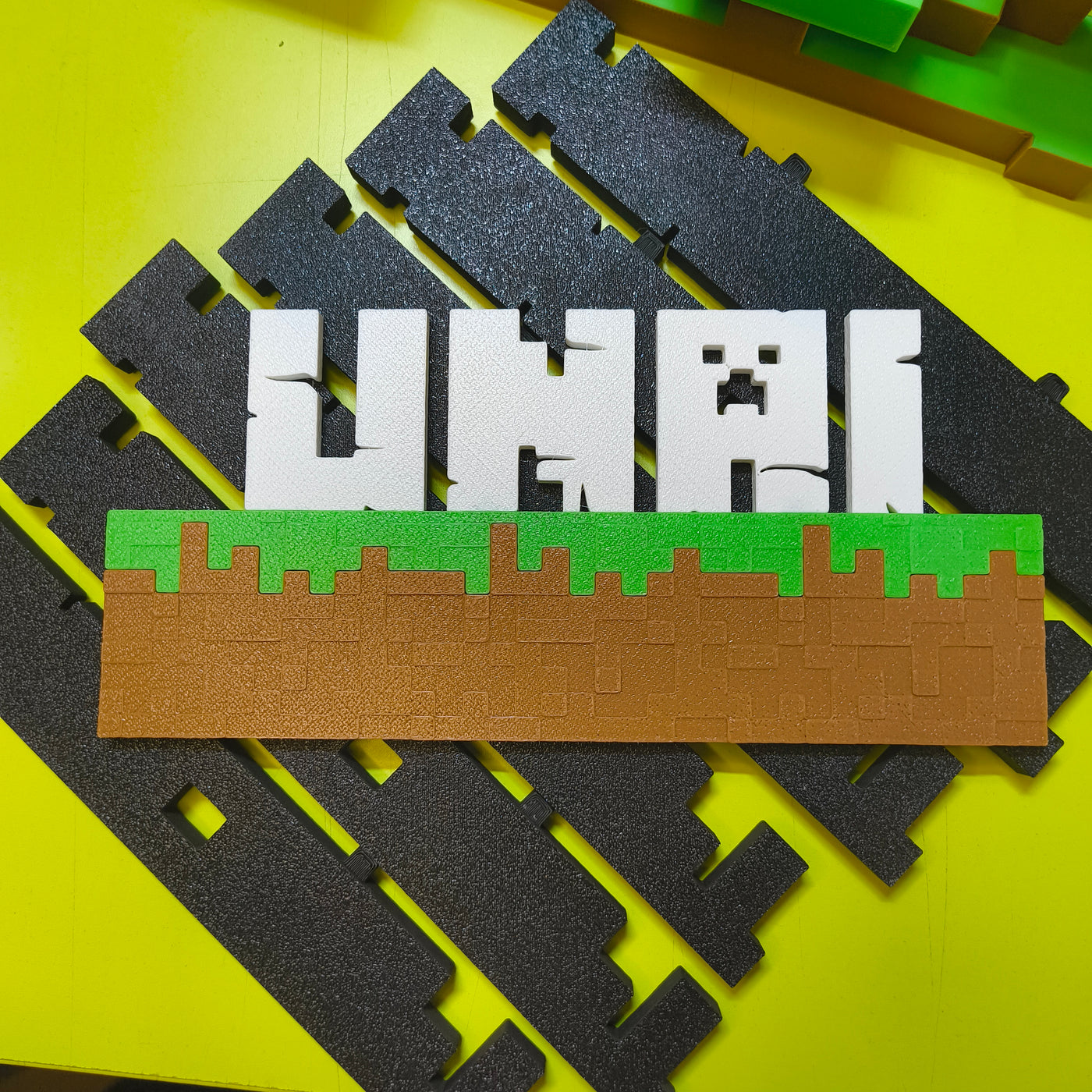 Cartel Minecraft con nombre Personalizado – Decoración Gamer Única