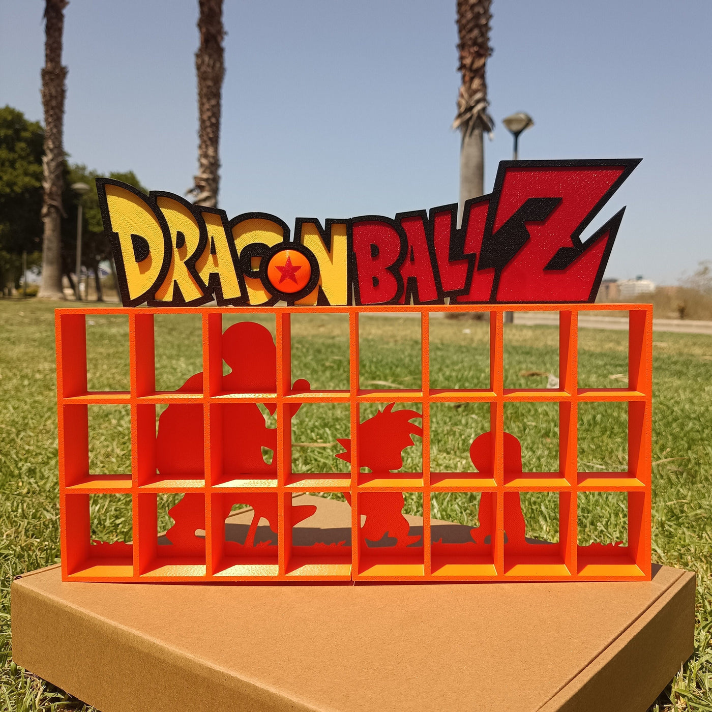 Expositor Dragon Ball Z para las figuras del Calendario de Adviento