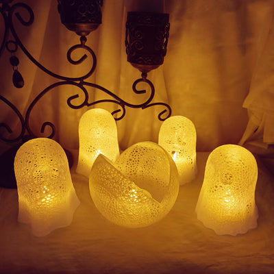 Pacman ritual lamps