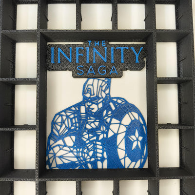 Marvel Infinity Saga display for Bitty Pop