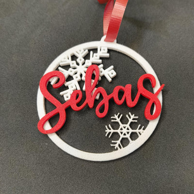 Adornos de Navidad con nombre
