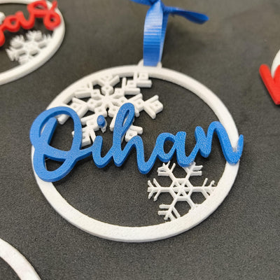 Adornos de Navidad con nombre