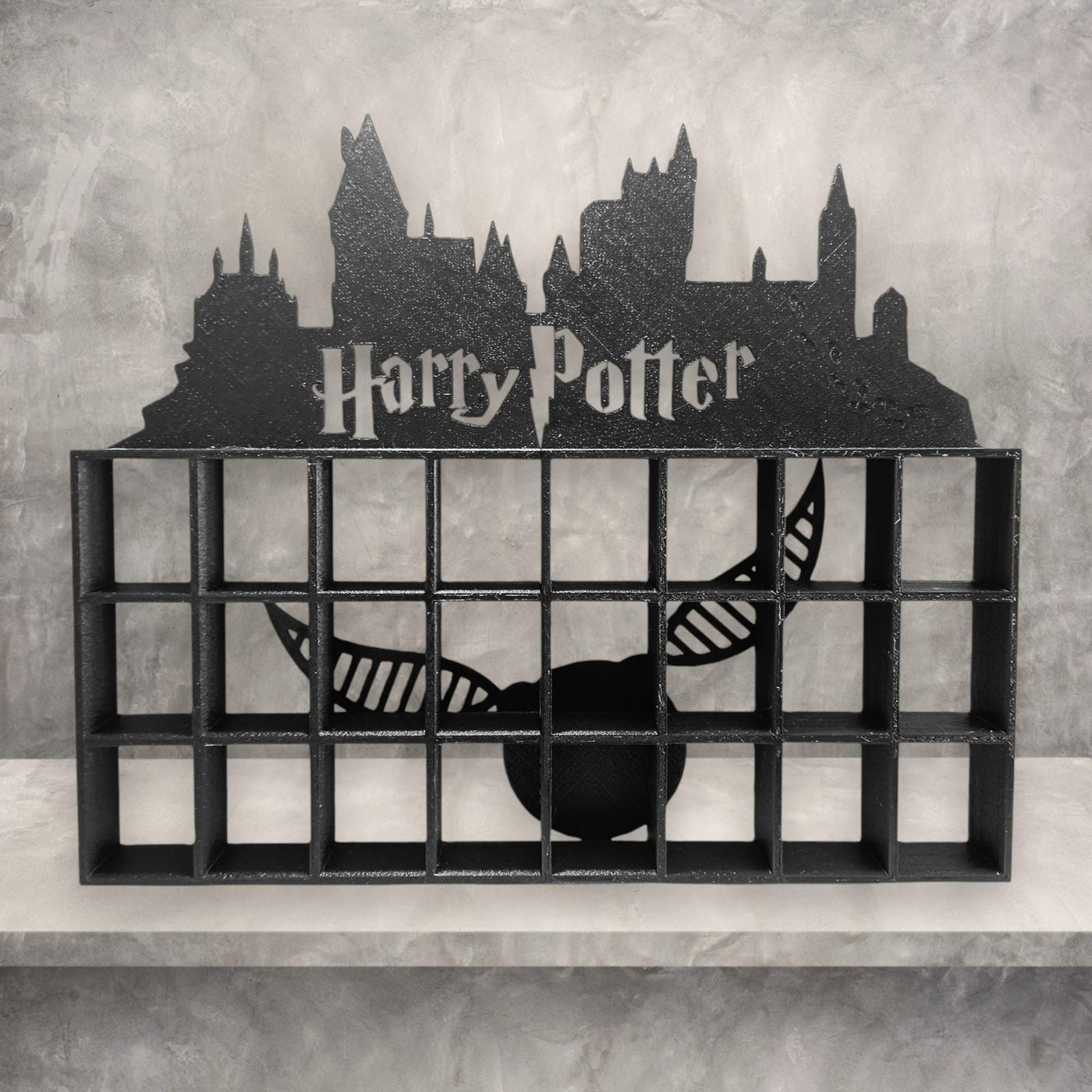 Harry Potter display for Advent Calendar figures